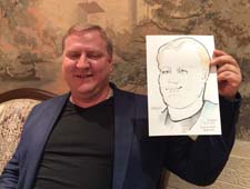 шарж хозяина на новогоднем корпоративе