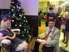 Шаржист на свадьбе.Шарж по фото на Новый год корпоратив в Минске и Калининграде