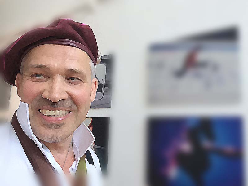 шаржист и дыхание на свадьбе в Минске